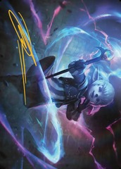 Shantotto, Tactician Magician (16/53) Art Card - Gold-Stamped Signature